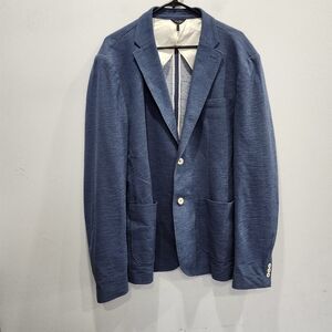 Good Man Brand Sport Coat Blazer Blue Cotton